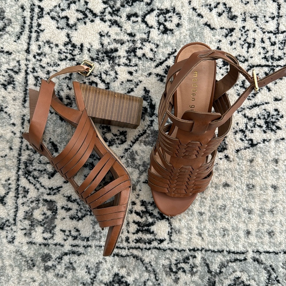 Madden Girl caged block heel sandal